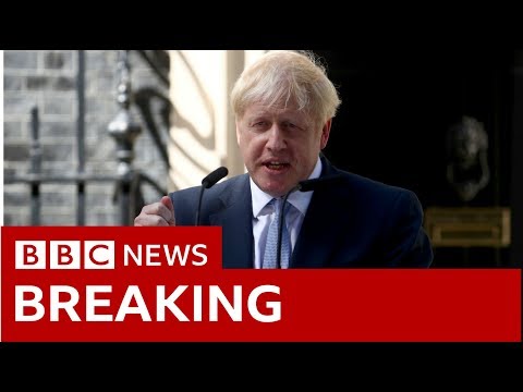 Boris Johnson makes first speech as new PM - BBC News