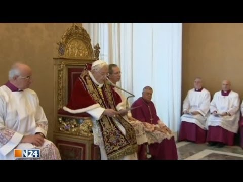 Rücktritt von Papst Benedikt XVI - Die Erklärung im Wortlaut
