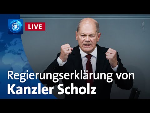 Kanzler Scholz gibt Regierungserklärung zum EU-Gipfel ab