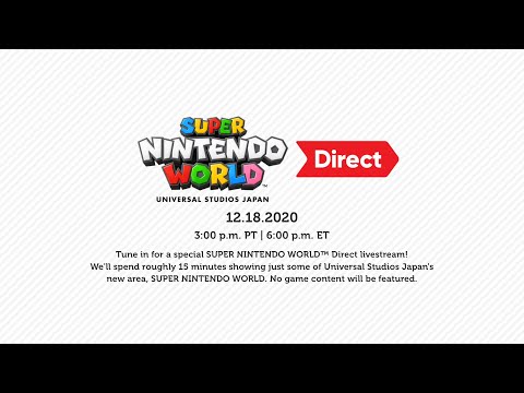 Super Nintendo World Direct 12.18.2020