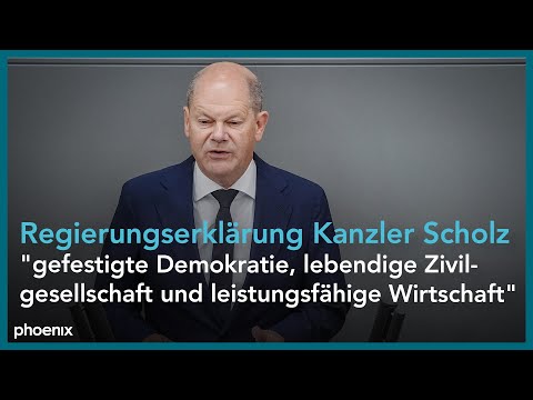 Regierungserklärung von Bundeskanzler Olaf Scholz (SPD) am 22.06.2023