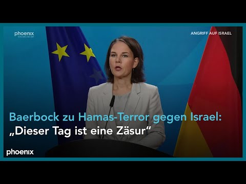 Statement von Außenministerin Baerbock zu den Angriffen auf Israel