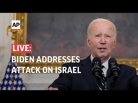 Biden delivers remarks on the Hamas attack on Israel (Full remarks)