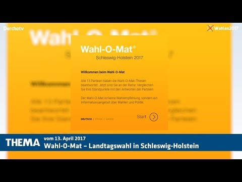 THEMA – Wahl-O-Mat – Landtagswahl in Schleswig-Holstein