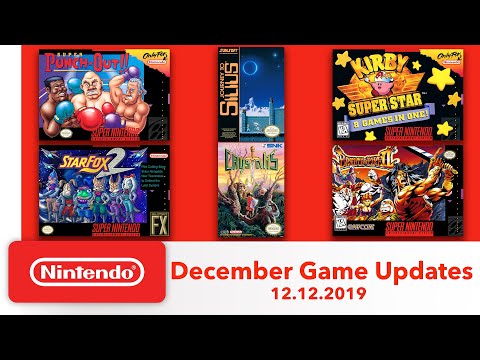 NES &amp; Super NES - December Game Updates - Nintendo Switch Online