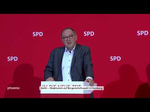 Norbert Walter-Borjahns und Saskia Esken (SPD) zur Hamburgwahl am 23.02.20
