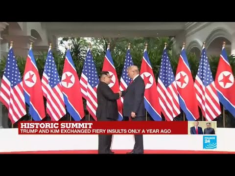 Trump-Kim summit: The historic handshake between Trump and Kim