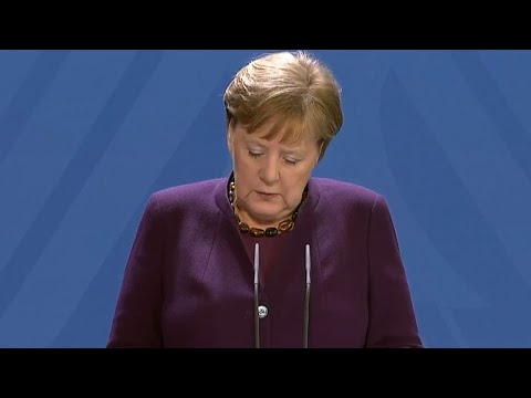 CoronaVirus - Pressekonferenz Kanzlerin Angela Merkel zur aktuellen Situation