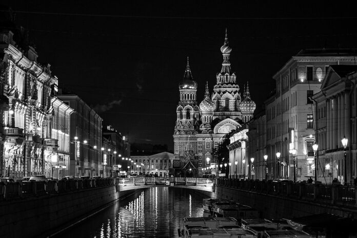 St. Petersburg, Russland, Stadt,